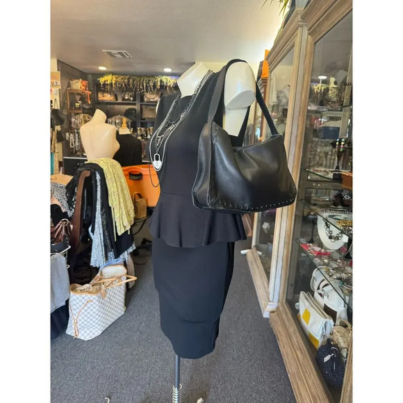 Alice and Olivia Black Mini Dress - Picture 4 of 7